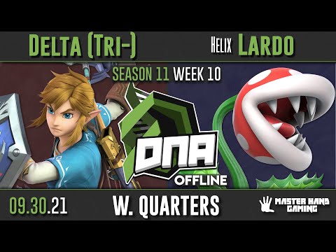 DNA S11:W10 - Delta (Tri-) (Link) vs Helix | Lardo (Piranha Plant) - W Quarterfinals