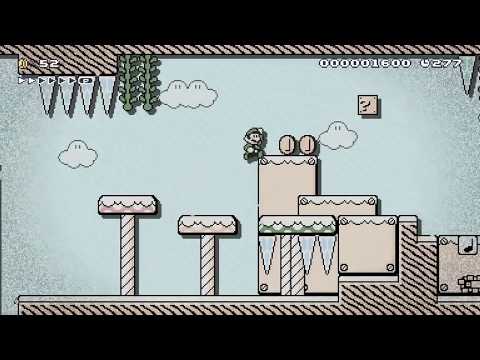 Winter Wasteland Nightmares by ☆SHANE☆ - Super Mario Maker 2 - No Commentary 1bz