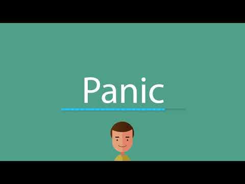 How to pronounce Panic