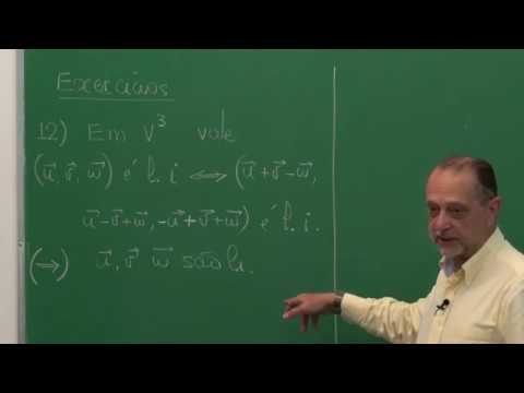MAT3457 - Álgebra Linear 1 - Aula 5