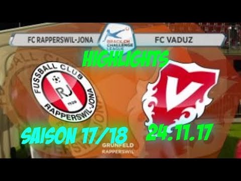 Fc Rapperswil - Jona vs Fc Vaduz (24.11.17)