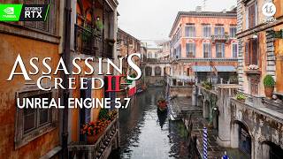 Walking Tour of Venice | ULTRA REALISTIC Tech Demo in UNREAL ENGINE 5.7 with RTX 5090 4K