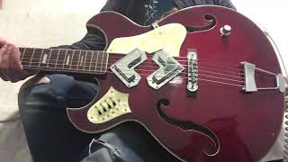 Video thumbnail for 1968 Greco "Shrike" 10 String Hollowbody Guitar Model 961 Boomerang Pickups Japan by johnnyangel69