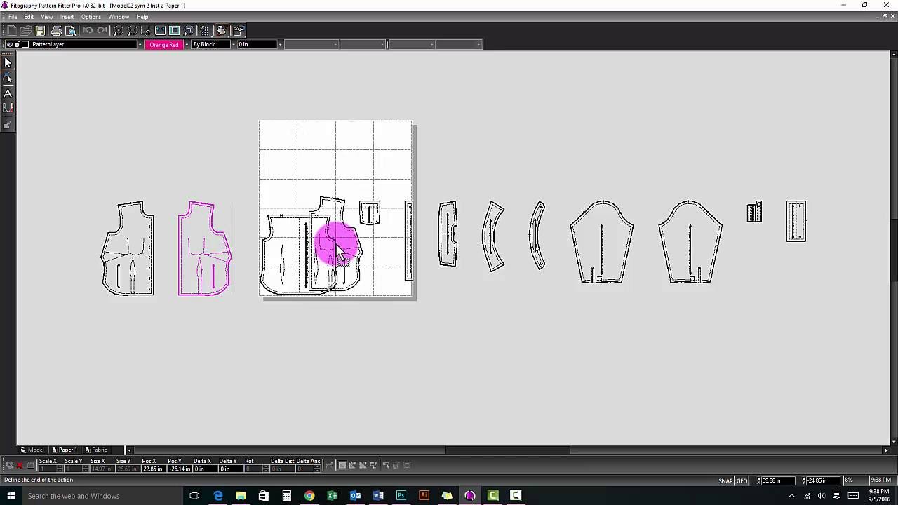 Printing a Pattern in Fitography