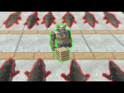 Escape from Deadly Mosasaurus - Animal Revolt Battle Simulator Ghor Hammer