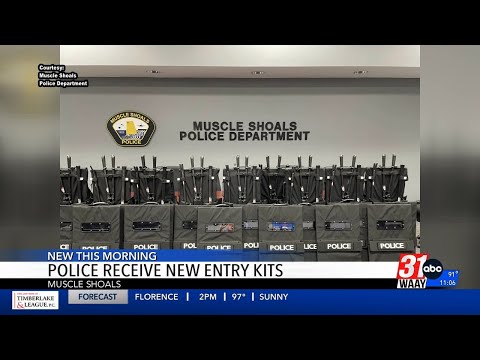 Muscle Shoals Police Department gets new gear