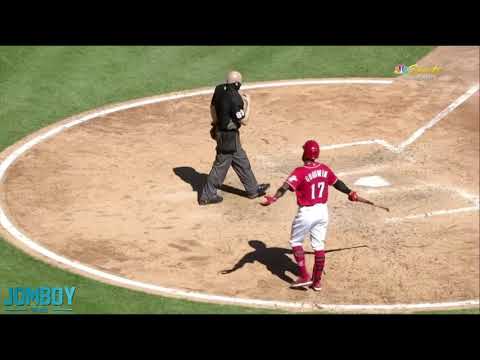 Reds walk 6 times in an inning and Goodwin gets ejected, a breakdown