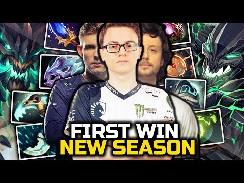 MIRACLE FIRST WIN On New MMR Ranked Season ft. Cr1t & Gorgc - Dota 2