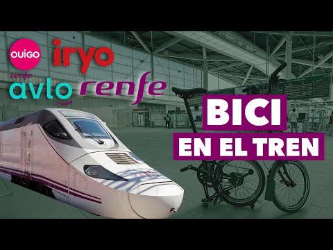 CÓMO llevar la BICI en TREN en ESPAÑA (RENFE, IRYO, OUIGO, CERCANIAS)