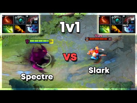 Spectre vs Slark with Full items | Level 30 Dota 2 1v1 | Who Will Win?