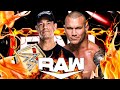 Randy Orton Vs John Cena Undisputed Championship Match Monday Night Raw