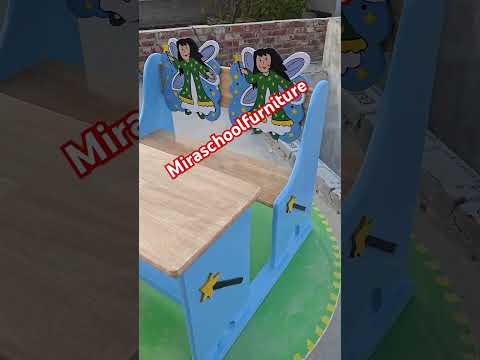 Rubber Wood Kids school desk