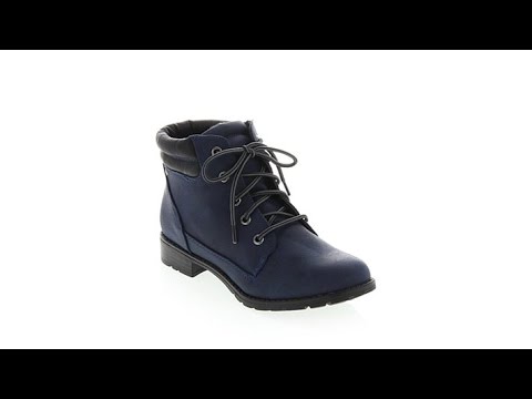 Sporto LaceUp Boot with Plaid Fleece Lining