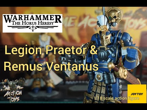 Warhammer The Horus Heresy Ultramarines Legion Praetor, and Remus Ventanus 1:18 scale action figures