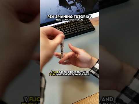 NEO SONIC pen spinning tutorial VERY EASY 👌 #shorts