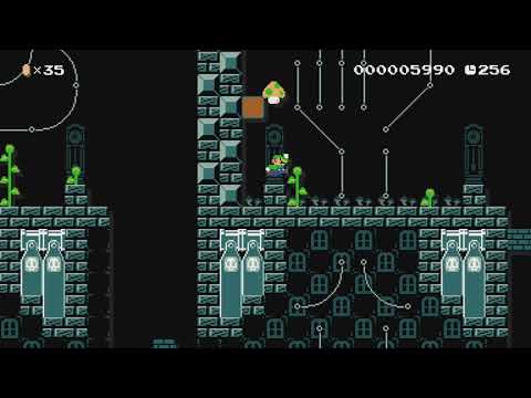 (SMT)-8-3-Shadow Necropolis by Rowlet - Super Mario Maker - No Commentary 1bt