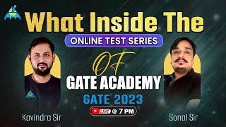 What inside the Online Test Series of GATE ACADEMY GATE 2023 || Sonal sir & Kavindra Sir