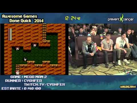 Mega Man 2 NES    SPEED RUN 0 30 05 by cyghfer #AGDQ 2014