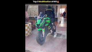 Top 3 Modification of R15🤩|VR Explainer|#shorts #bike