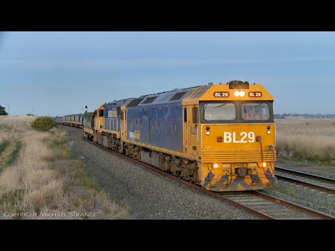 BL29 & XR557 Leading Broad Gauge Grain Train (23/5/2021) - PoathTV Australian Railways