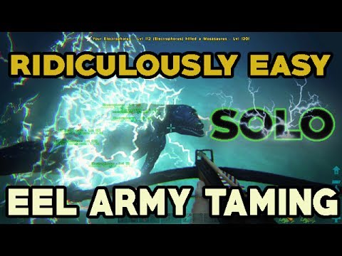 Ridiculously Easy Eel solo taming : Electrophorus