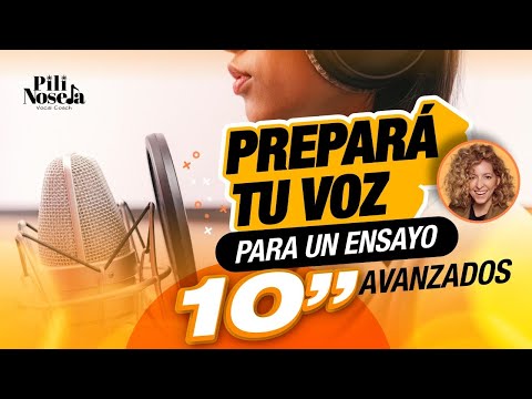 10 minutos de entrenamiento avanzado para antes de un ensayo