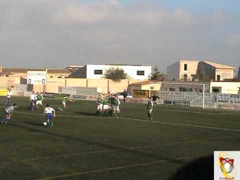 Gol Tato. Partido Villafranca - CD Ferriolense de la Tercera División Balear 04/05
