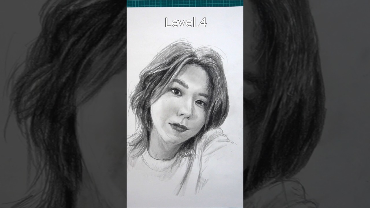 藤澤涼架（Mrs.GREEN APPLE）をレベル別に描いてみた。#mrsgreenapple #藤澤涼架 #drawing #artoftheday