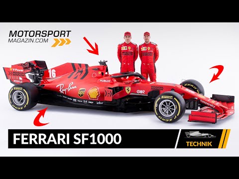 Formel 1 Autos 2020: Ferrari SF1000 (Technik-Check)