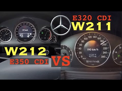 Acceleration Battle | Mercedes E320 CDI vs Mercedes E350 CDI | W211 vs W212 | 2007 vs 2010