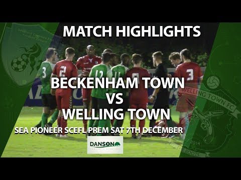 HIGHLIGHTS - Beckenham Town 2-0 Welling Town in the SCEFL Premier.