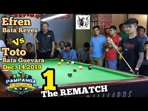 1/5 REMATCH EFREN BATA REYES VS TOTO BATA GUTIERREZ DEC,14,2019@University hills Lounge,Monumento