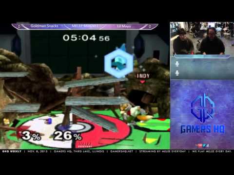GHQ Weekly [11/8/15] - LR2: ME | Goldman Snacks (Fox) vs. Lil Mayo (Falco, Marth)