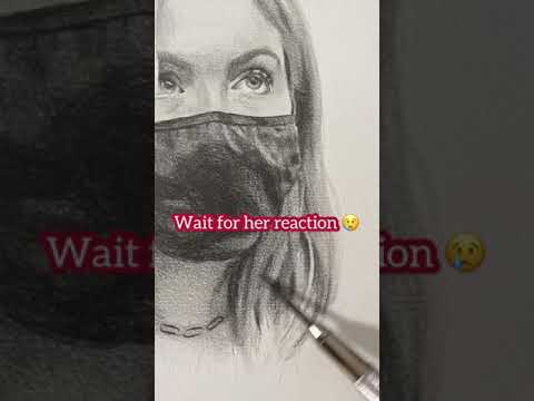 Drawing a stranger on the NYC subway makes her CRY 🥺😢 #shorts