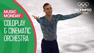 Adam Rippon performs to Coldplay &amp; Cinematic Orchestra at PyeongChang 2018 | Music Monday