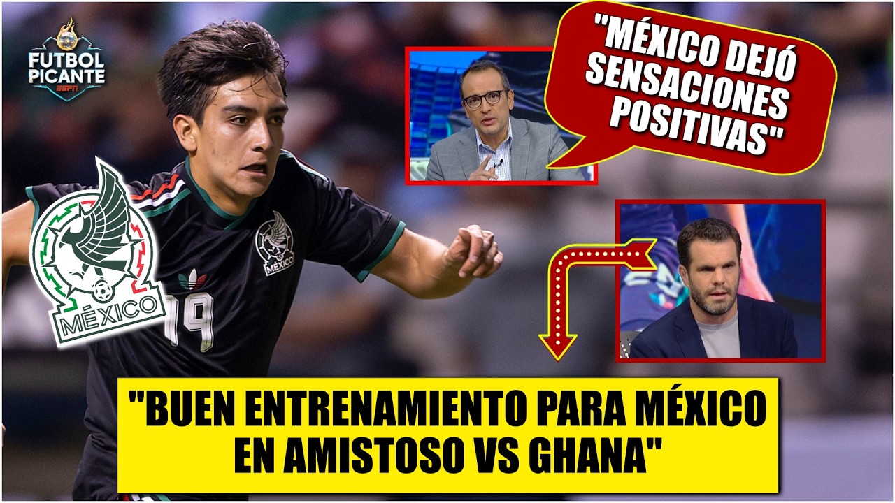 MEXICO VENCIÓ a un GHANA que generó poca resistencia. GIL MORA lo DESTACADO del TRI | Futbol Picante