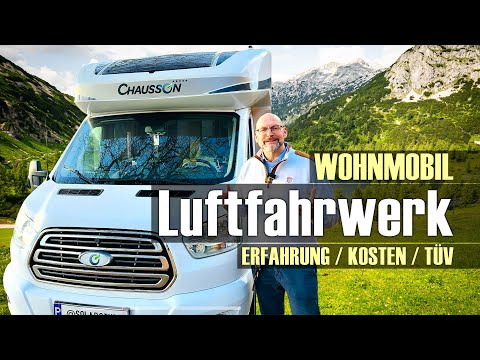 Motorhome air suspension – experience / costs / TÜV – air springs