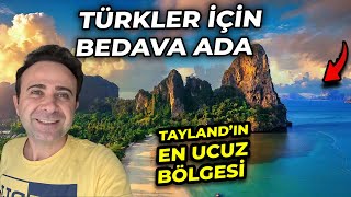 TÜRKLER İçin BEDAVA Tatil Yeri Buldum - Tayland'ın GİZLİ EYALETİ Krabi'de Neler 