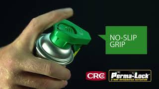 No More Lost Caps or Loose Nozzles with CRC Perma-Lock® 2-Way Integrated Actuator
