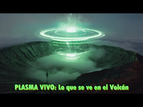 PLASMA VIVO: LO QUE SE VE EN EL VOLCÁN. 4K