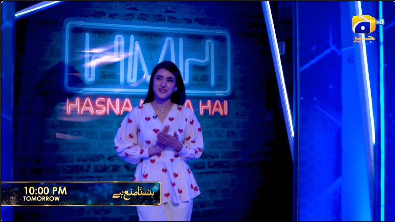 Hasna Mana Hai Promo | Sahar Hashmi with Tabish Hashmi | Tomorrow at 10:00 PM