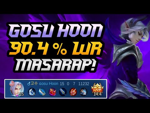 Gosu Hoon Ling 90.4 Current Winrate! | WATCH AND LEARN | Ling New Skin Night Shade Gameplay ~ MLBB