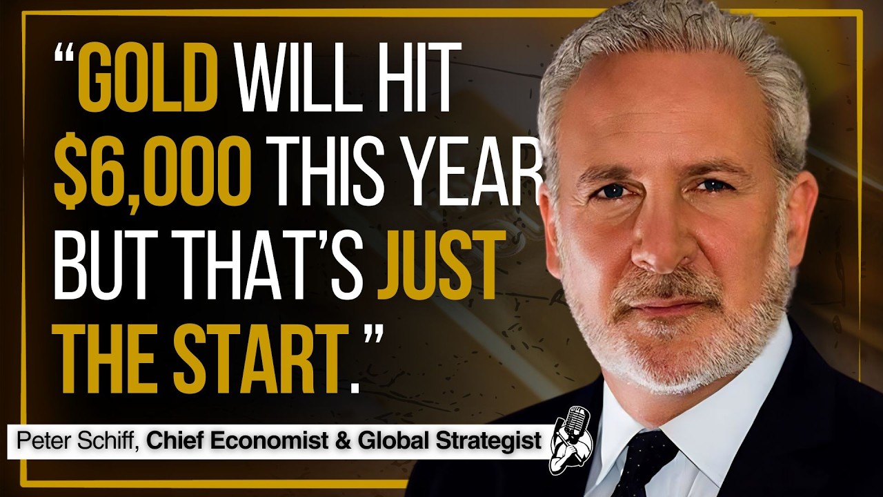 Peter Schiff on $6,000 Gold,  Mining Stocks, Oil Crisis
