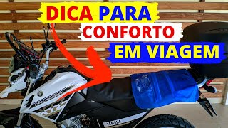 ALMOFADA DE ÁGUA PARA CONFORTO AO VIAJAR DE  MOTO / DICA DE BAIXO CUSTO