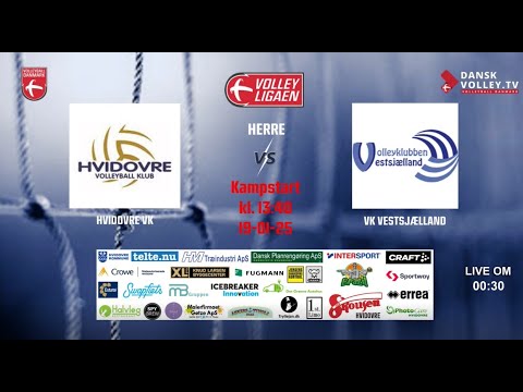 Hvidovre vk vs VK Vestsjælland liga 19.01.2025   19 januar 2025