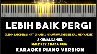 Download lagu LEBIH BAIK PERGI - Akhmal Daniel ( Karaoke Akustik Piano [ MALE KEY] ) by Othista mp3