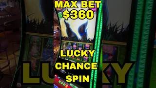🤑 OMG BIGGEST JACKPOT OF MY LIFE ON HUFF N EVEN MORE PUFF ON A LUCKY CHANCE SPIN #shorts #fyp