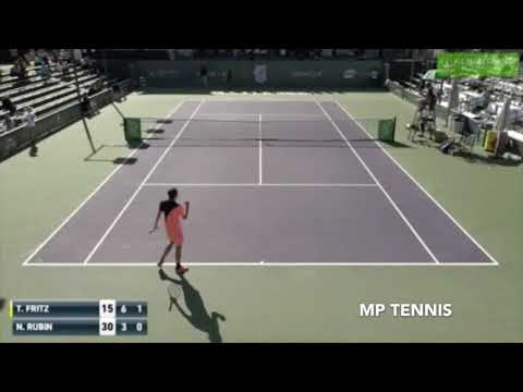 Taylor Fritz vs Noah Rubin Newport Beach R1 Highlights
