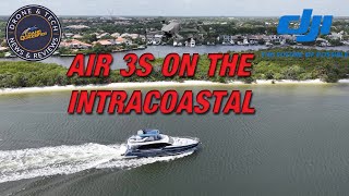 DJI Air 3S on on the Intracoastal Waterway in Jupiter Florida - Pre SFDM