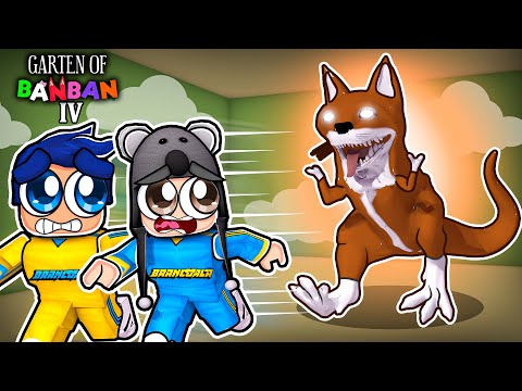 ENFRENTAMOS O DINOSSAURO NO GARTEN OF BANBAN 4 (parte 3 final) - Brancoala Games